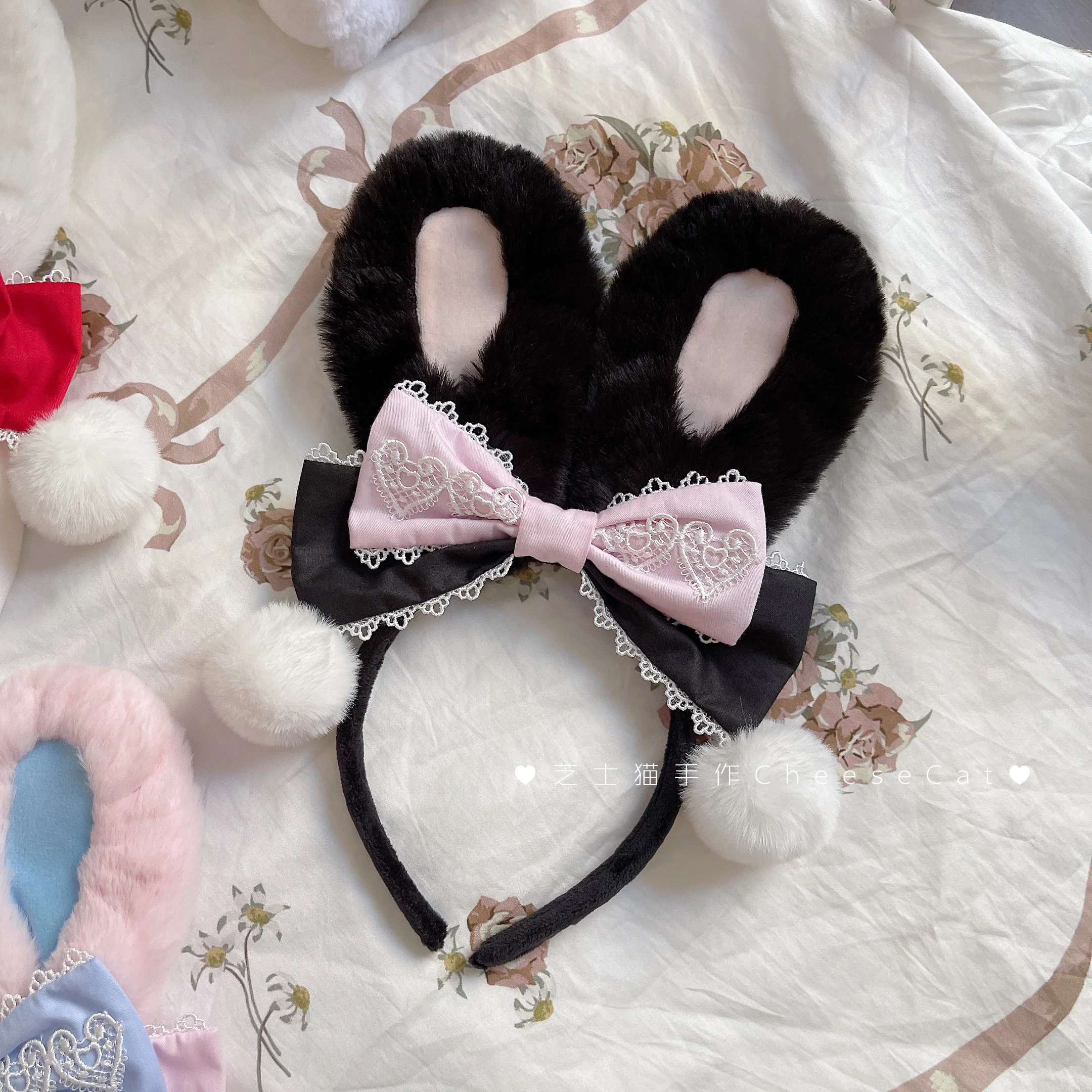 Cheese Cat - Cute and Fluffy Rabbit Ear Lolita KC - Image 10