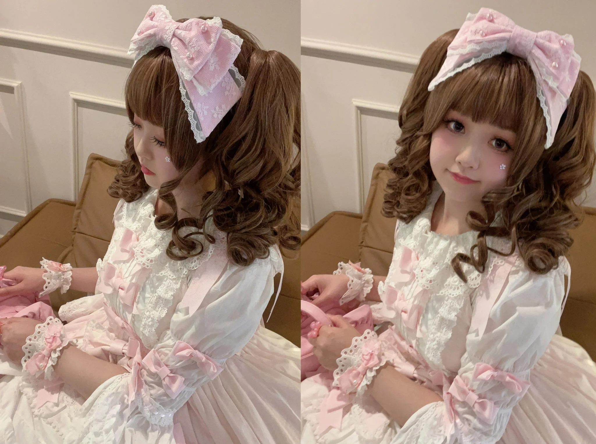 Cheese Cat - Sweet Lolita KC Lace Butterfly Lolita KC with Pearl - Image 7