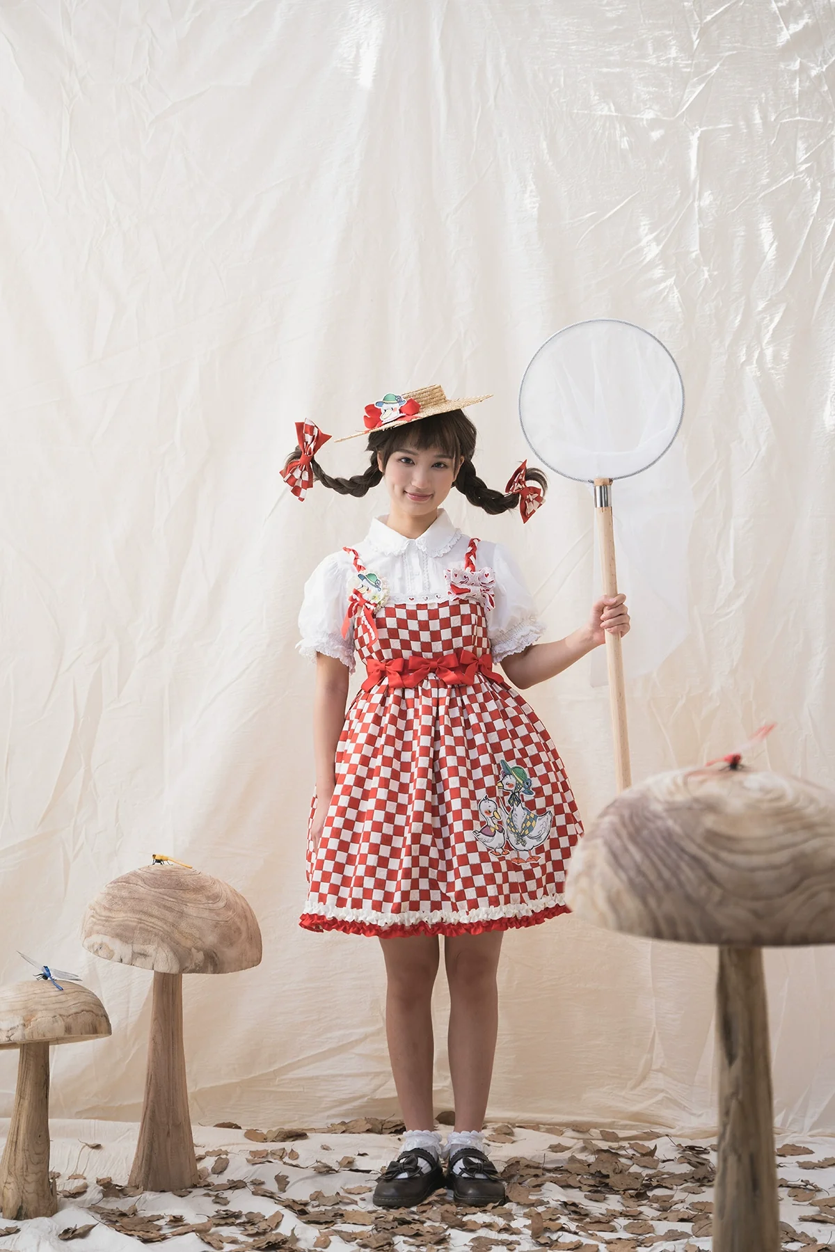 Hello Duck - Kawaii Lolita JSK Duck Print Lolita Dress - Image 17