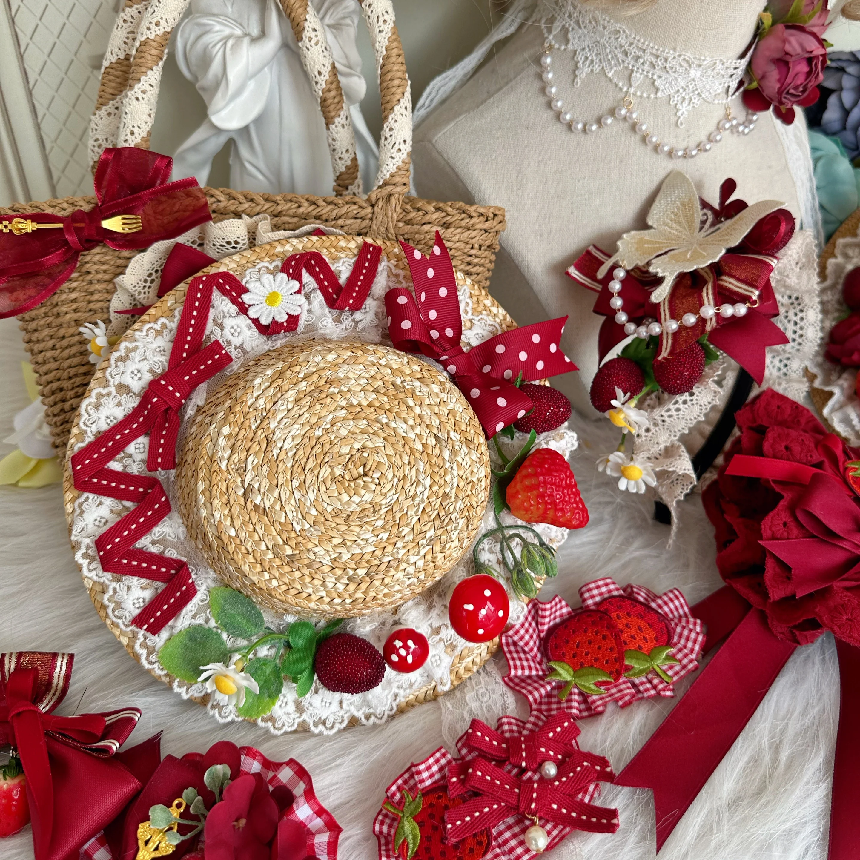 Country Lolita Hand-made Headdress Accessory - Image 24