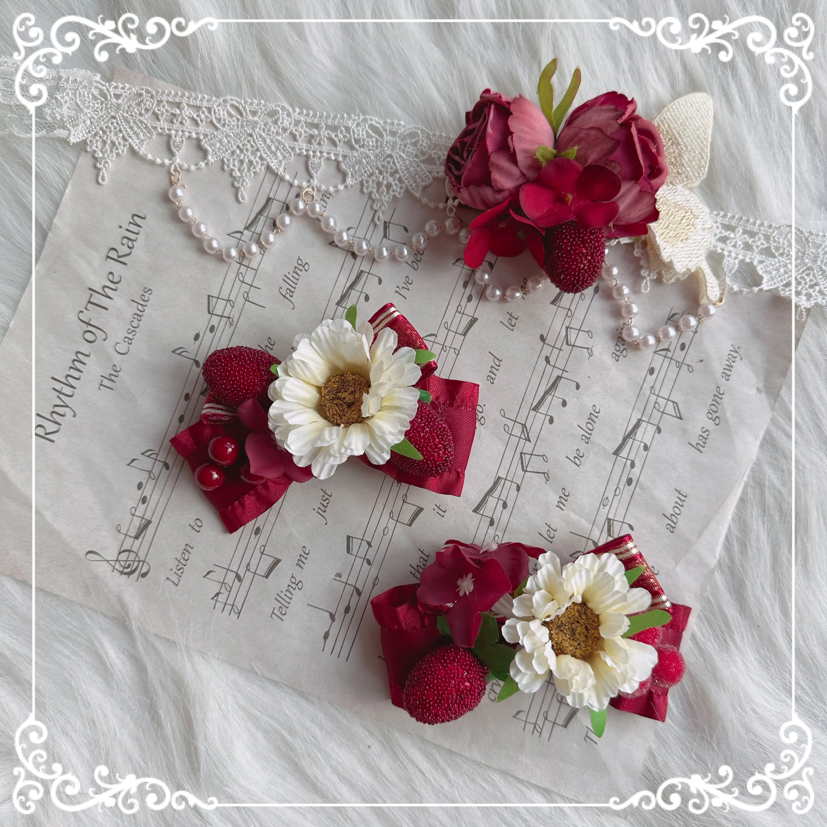Country Lolita Hand-made Headdress Accessory - Image 25