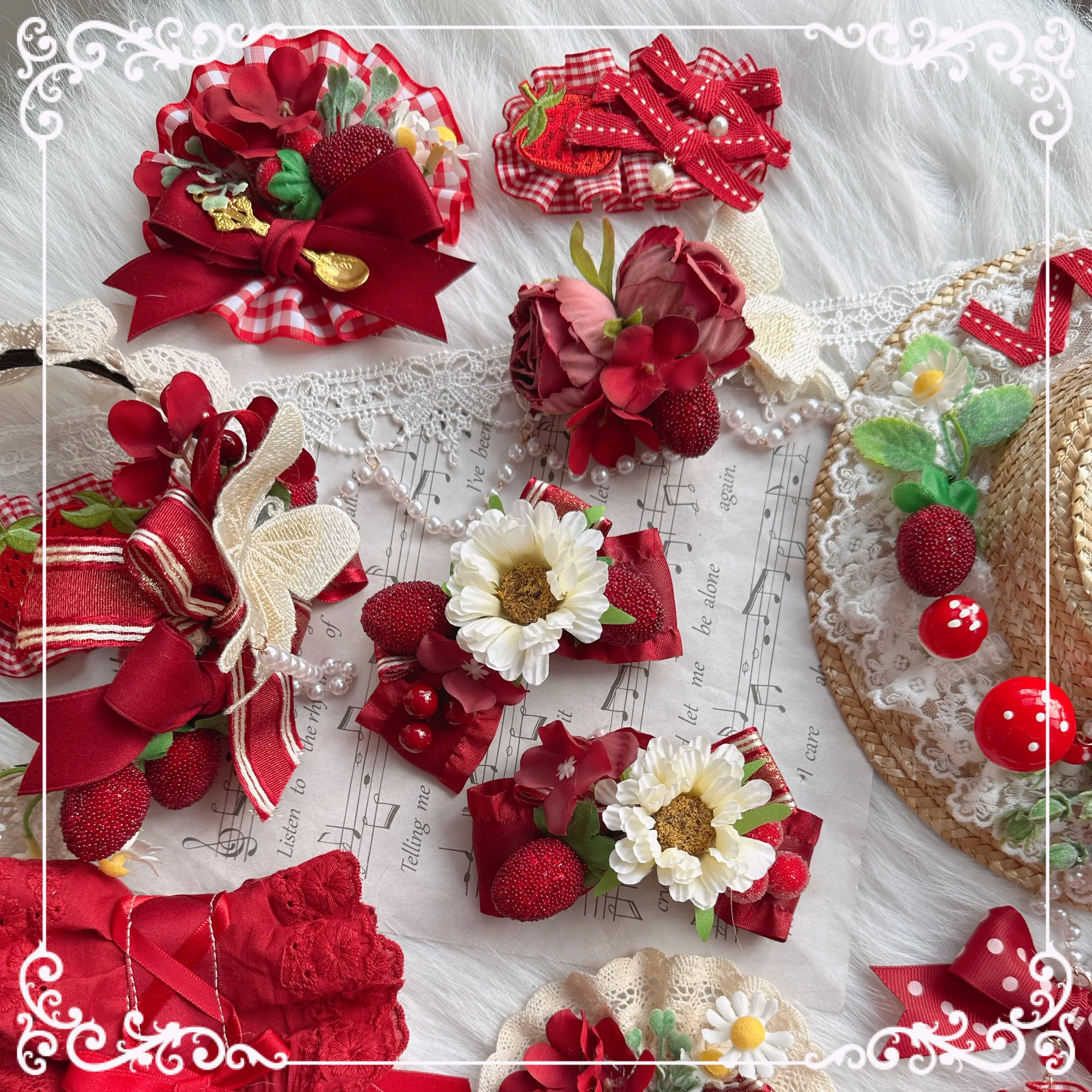 Country Lolita Hand-made Headdress Accessory - Image 26