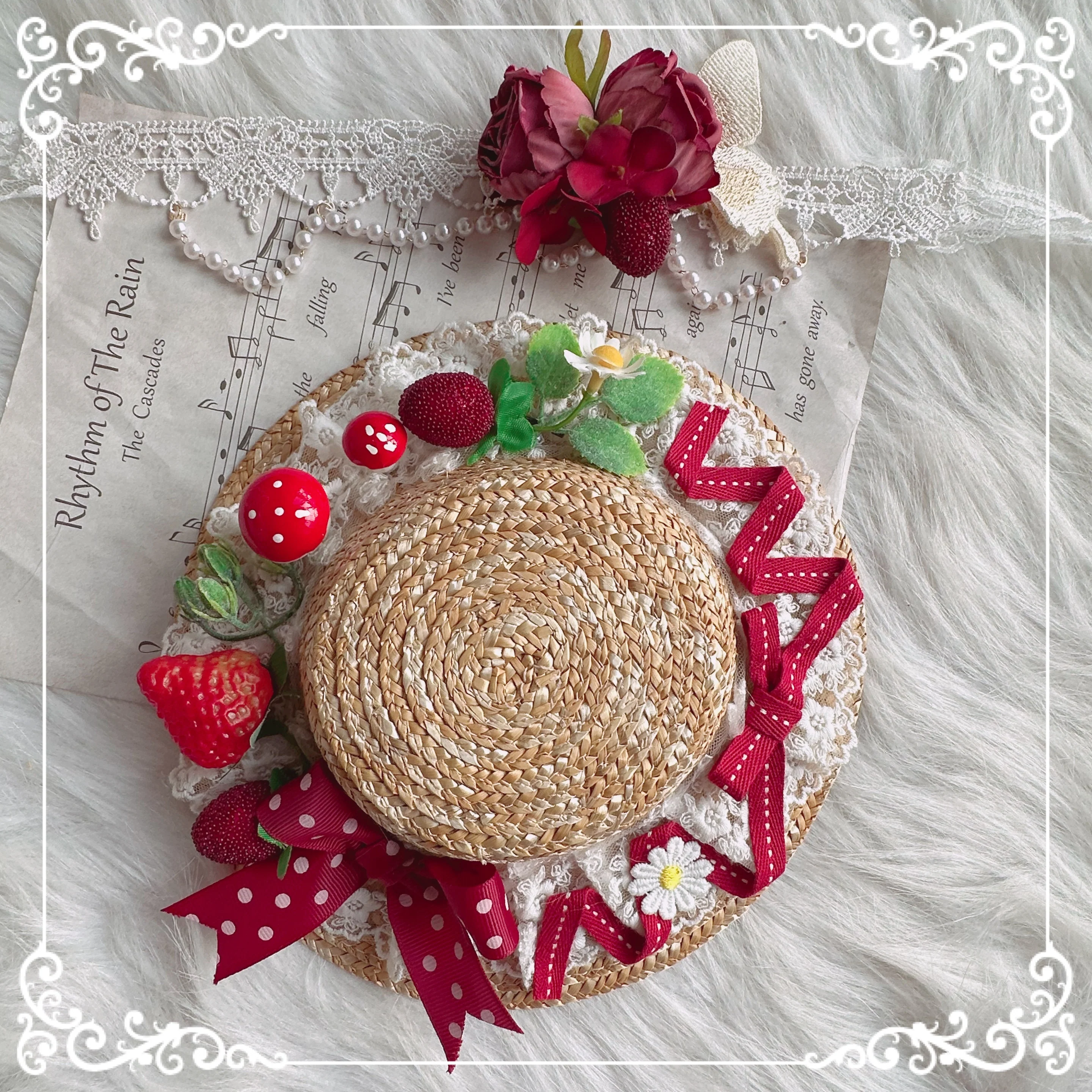 Country Lolita Hand-made Headdress Accessory - Image 28