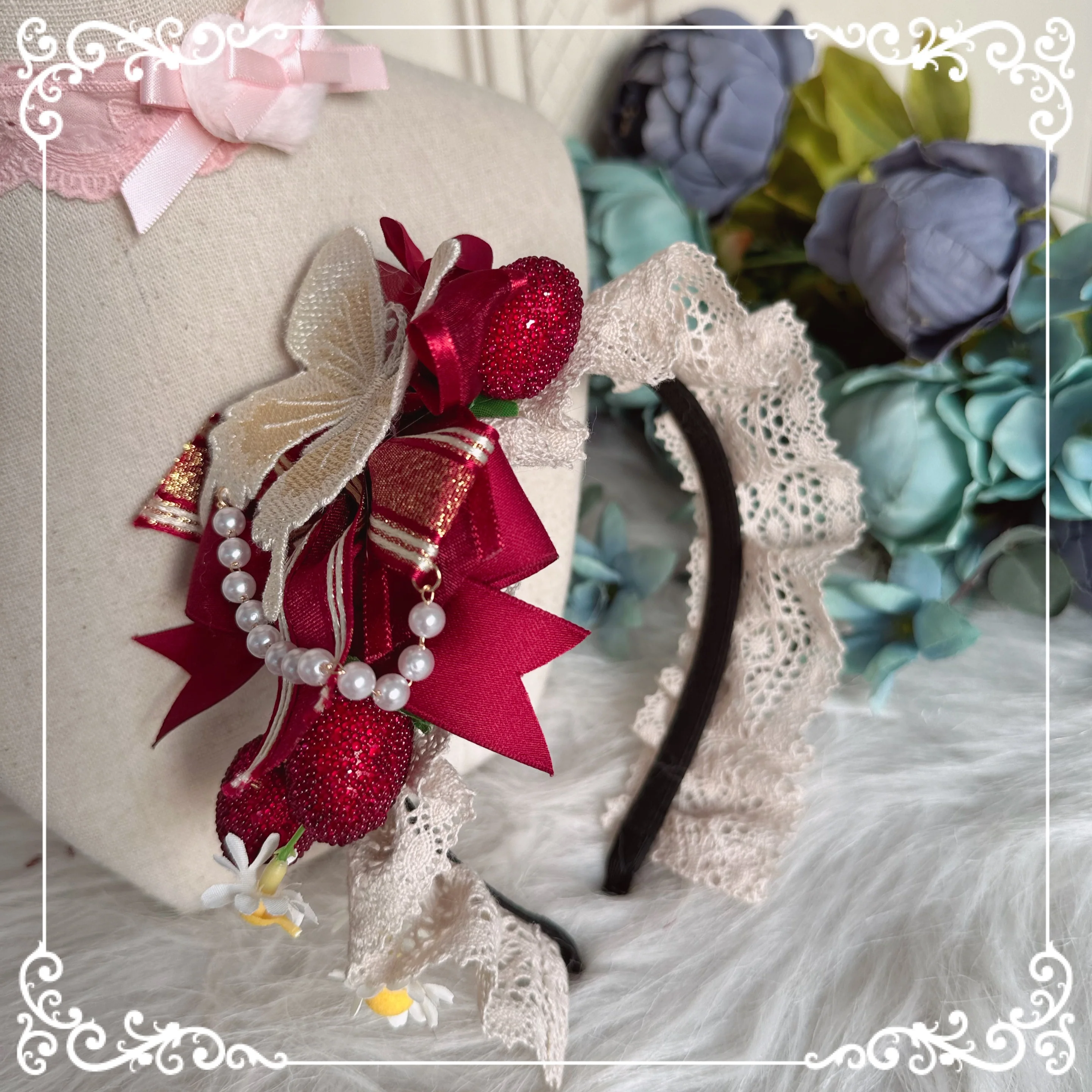 Country Lolita Hand-made Headdress Accessory - Image 7
