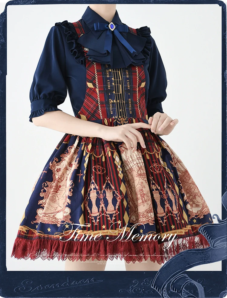 Earl Girl - Chiffon Classic Lolita Shirt, Mid-Length Mutton Sleeves - Image 11