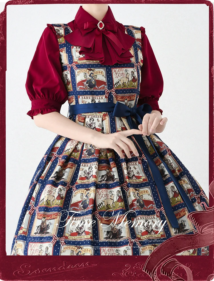 Earl Girl - Chiffon Classic Lolita Shirt, Mid-Length Mutton Sleeves - Image 15