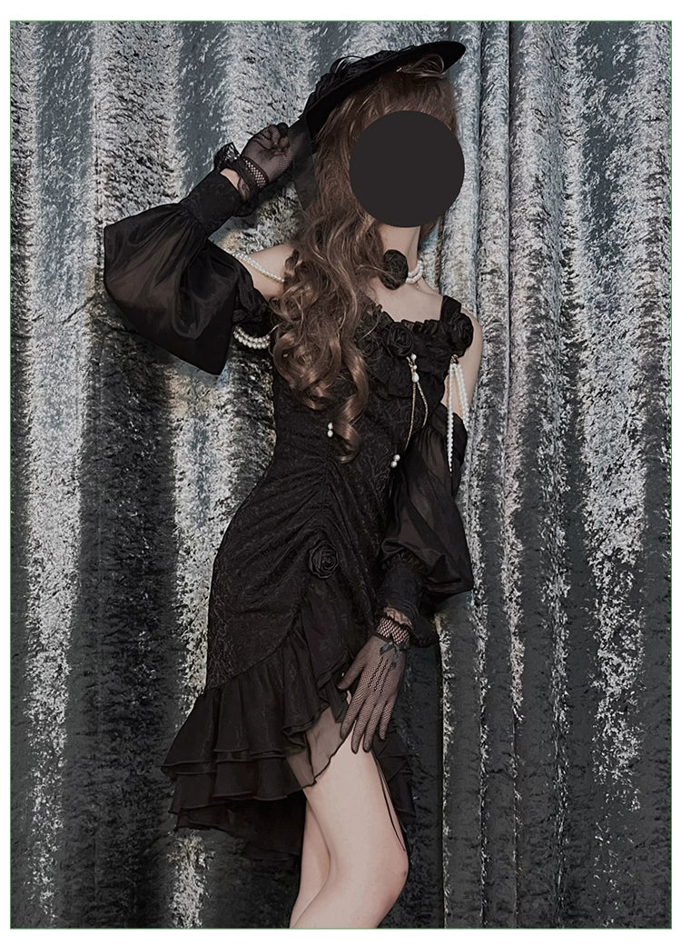 Melonshow - Chinese Style Lolita Dress - Camellia 2.0 Cheongsam Mermaid JSK - Image 20