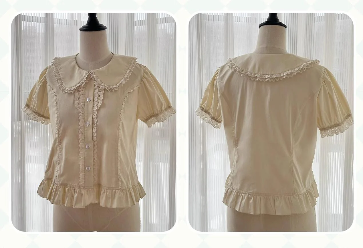 Sweet Dream Sheep - Chocolate Bear - Sweet Lolita Salopette High Waist Dress - Image 13