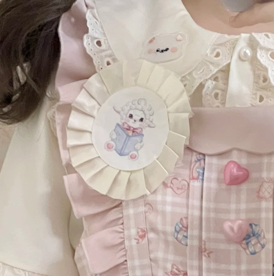Goat Baa Bedtime Story - SheepPrint Kawaii Lolita JSK - Image 11