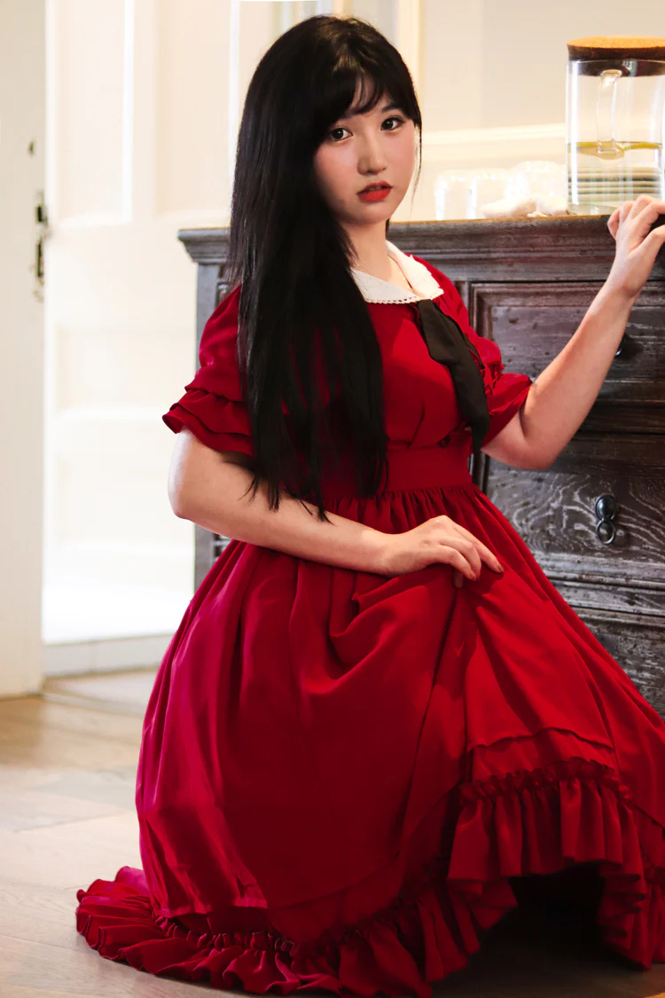 Plus Size Vintage Lolita OP Dress - Image 16