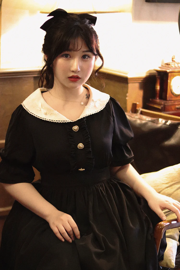 Plus Size Vintage Lolita OP Dress - Image 22