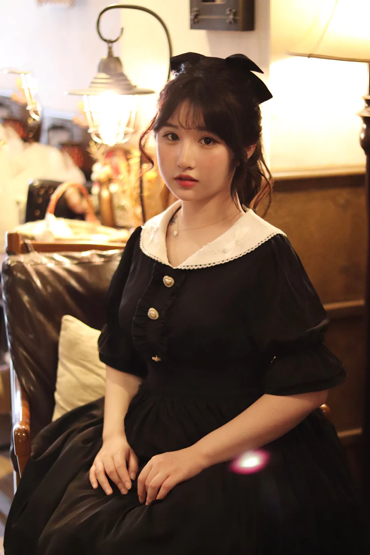 Plus Size Vintage Lolita OP Dress - Image 25