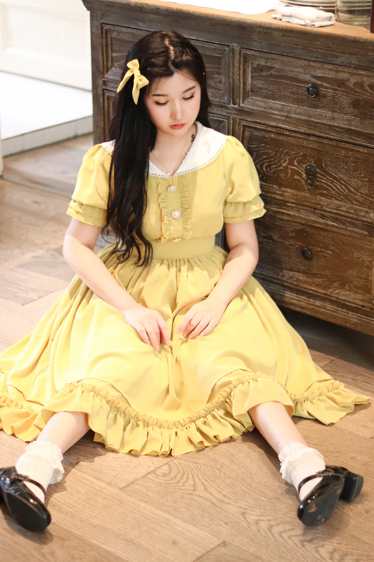 Plus Size Vintage Lolita OP Dress - Image 29