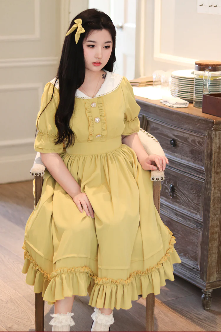 Plus Size Vintage Lolita OP Dress - Image 30