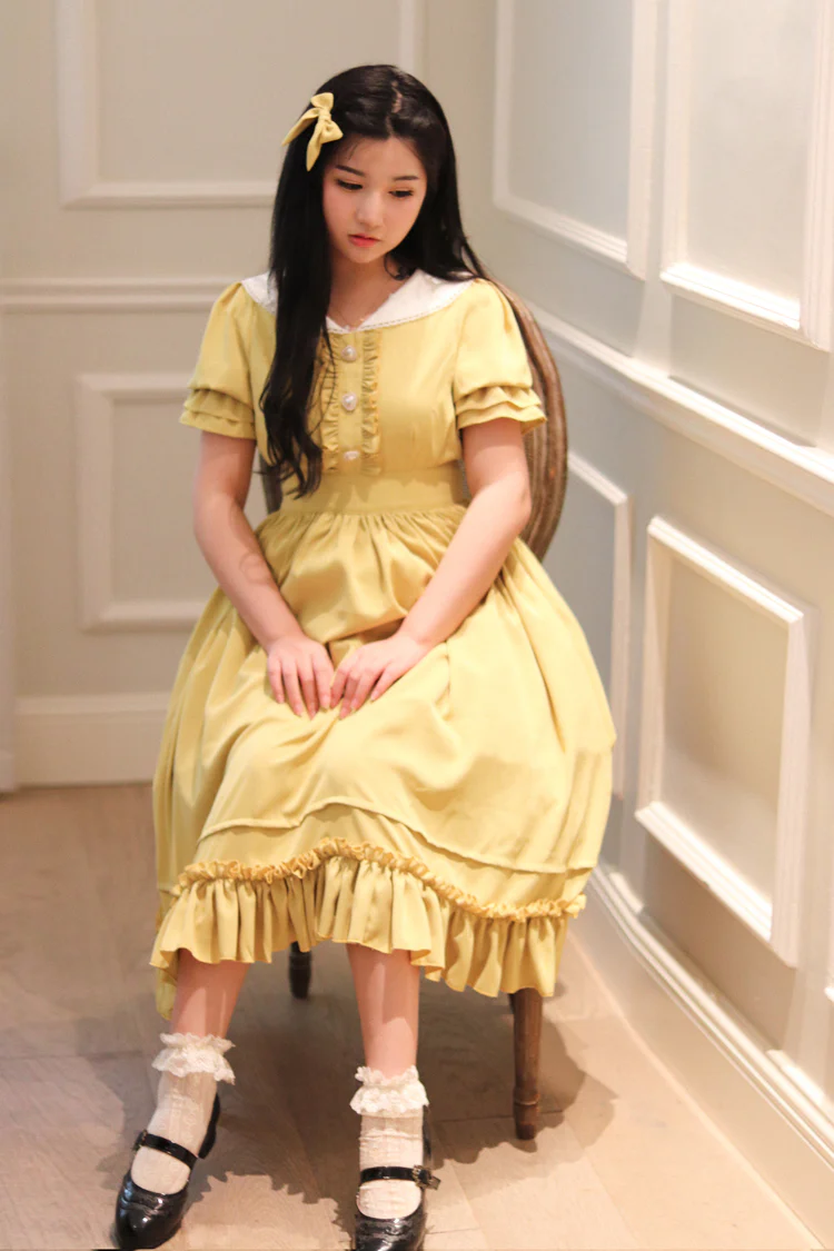 Plus Size Vintage Lolita OP Dress - Image 33