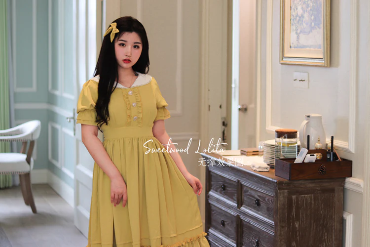Plus Size Vintage Lolita OP Dress - Image 34