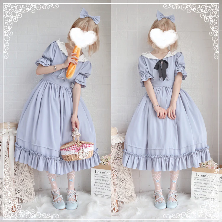 Plus Size Vintage Lolita OP Dress - Image 38