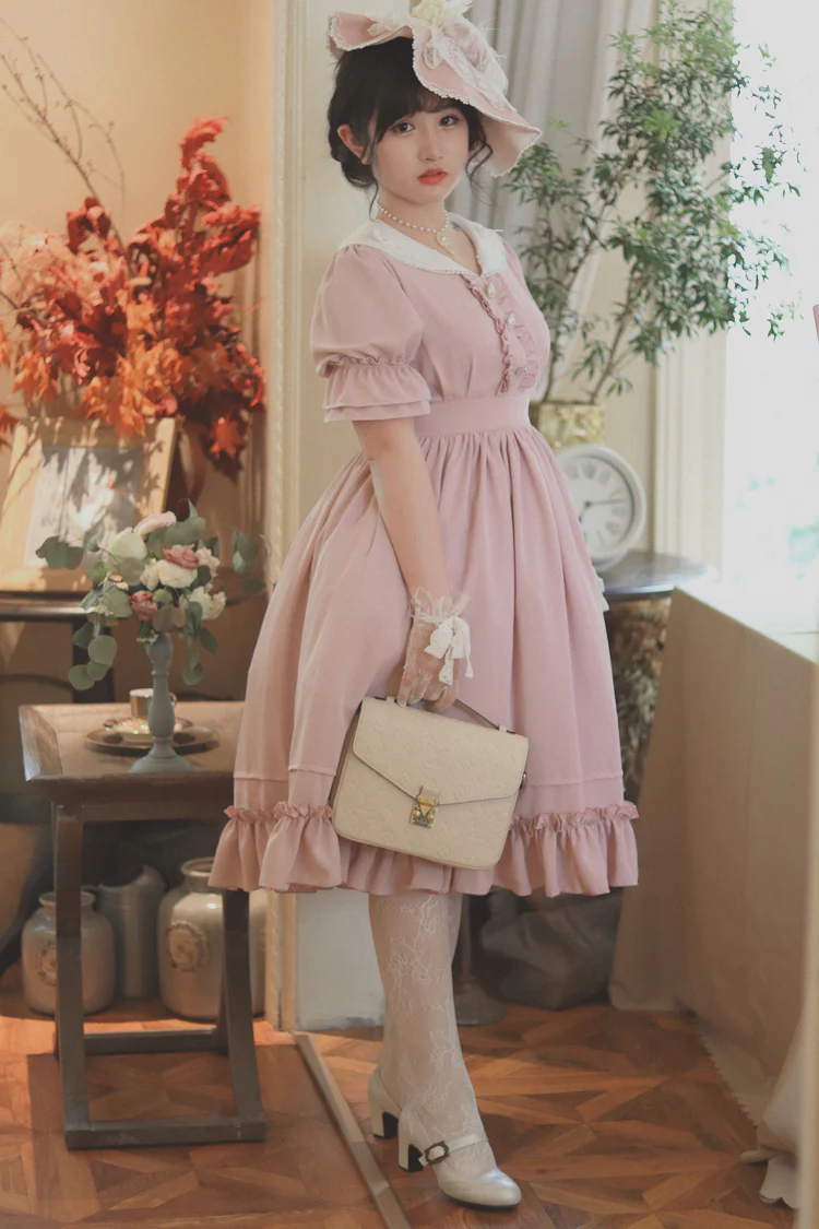 Plus Size Vintage Lolita OP Dress - Image 6