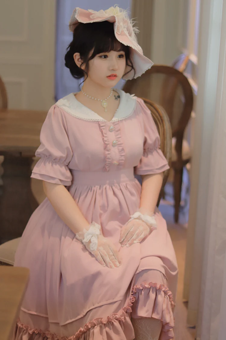 Plus Size Vintage Lolita OP Dress - Image 7