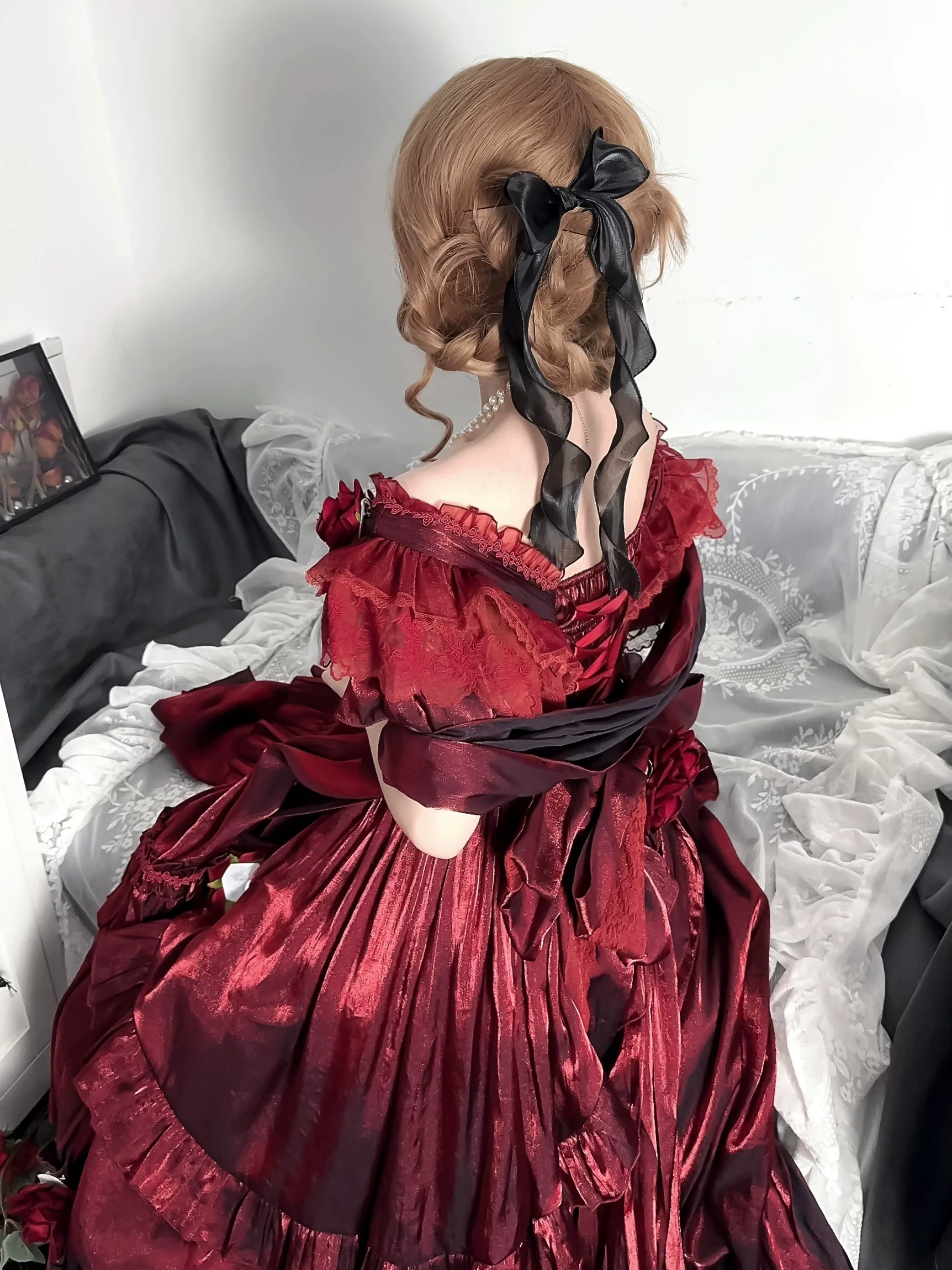 Meowing and fruity - Tana Manor - Classic Lolita Accessories Sleeves Trailing Shawls - Image 15