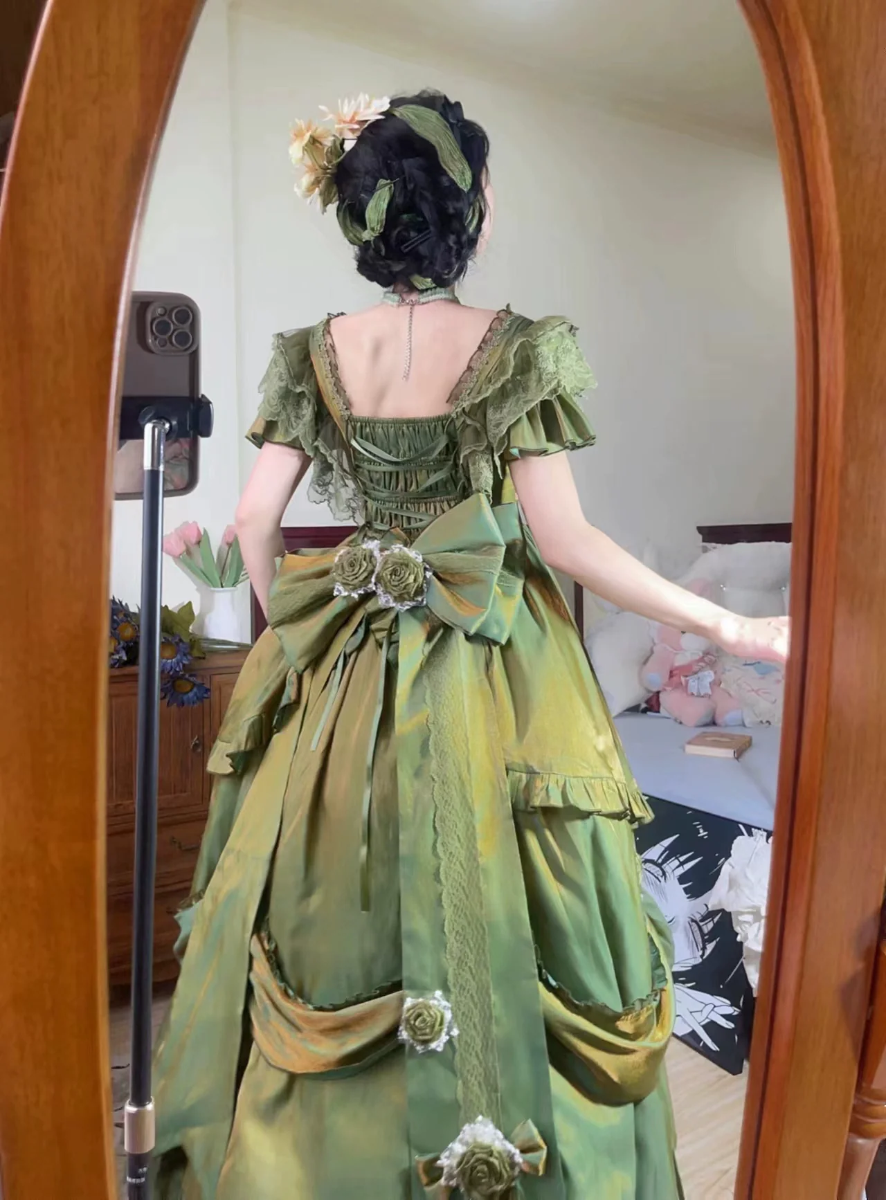 Meowing and fruity - Tana Manor - Classic Lolita Accessories Sleeves Trailing Shawls - Image 4