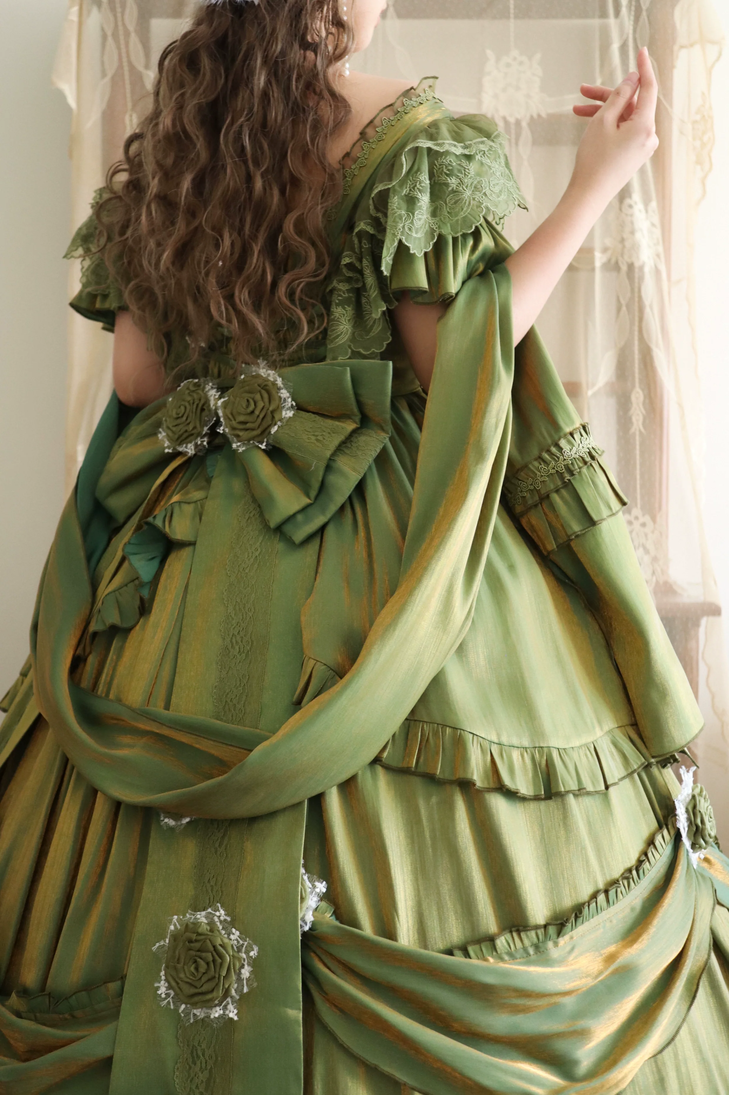 Meowing and fruity - Tana Manor - Classic Lolita Accessories Sleeves Trailing Shawls - Image 5