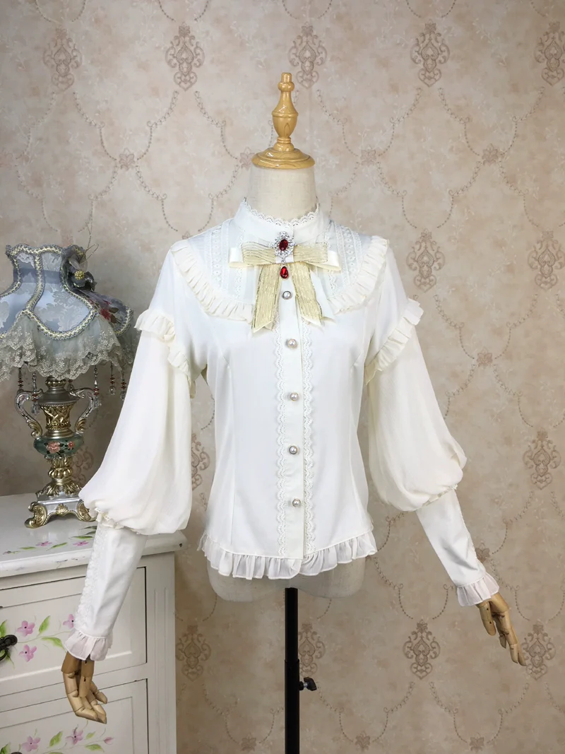 Princess Tailor Lolita - Mutton Sleeves Classic Lolita Thick Blouse - Image 3