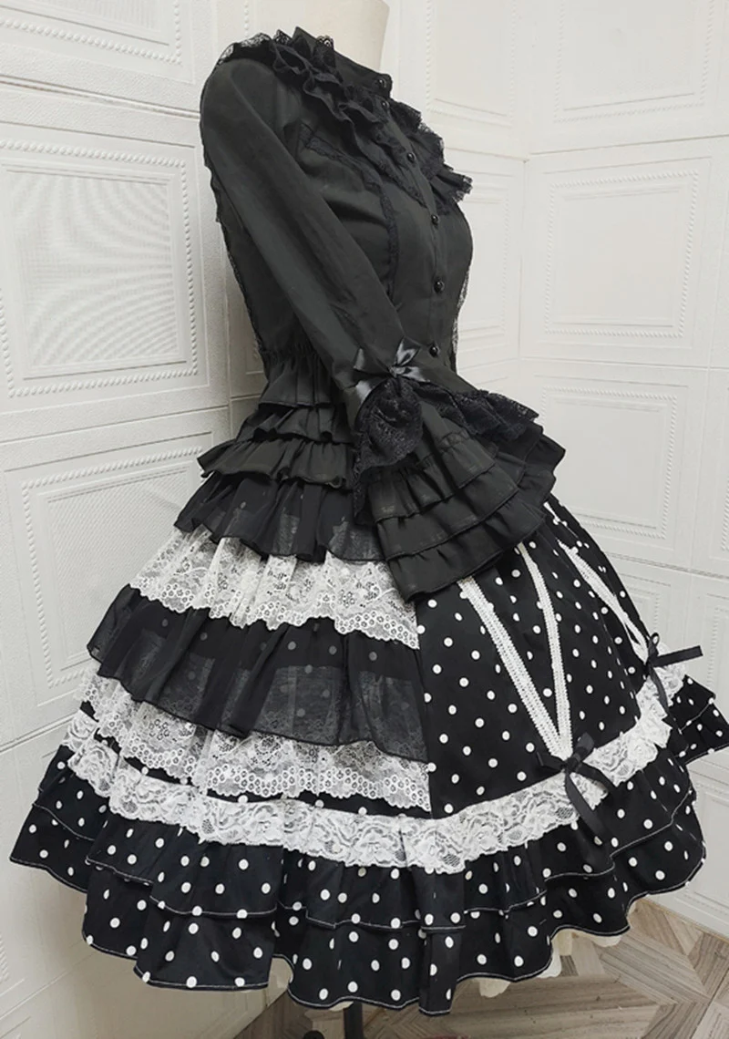 No.165 - Classic Lolita Blouse & SK - Image 3
