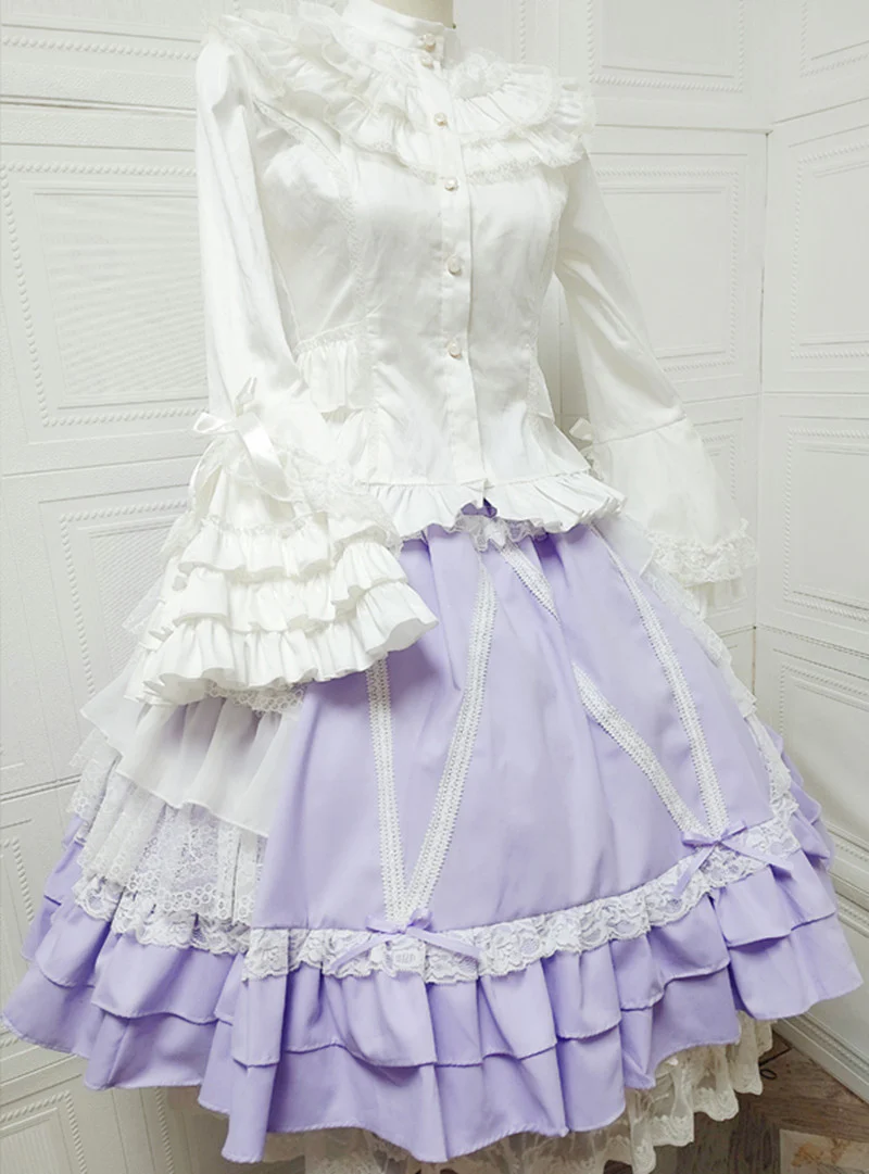 No.165 - Classic Lolita Blouse & SK - Image 7