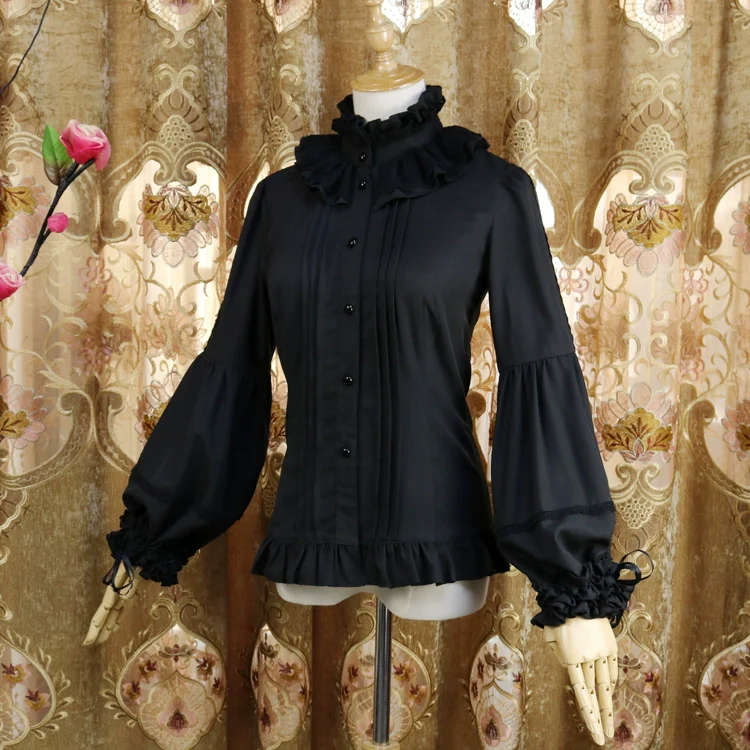 Ever-Changing Enchantress - Classic Lolita Blouse, Tightening Hime Sleeve - Image 22