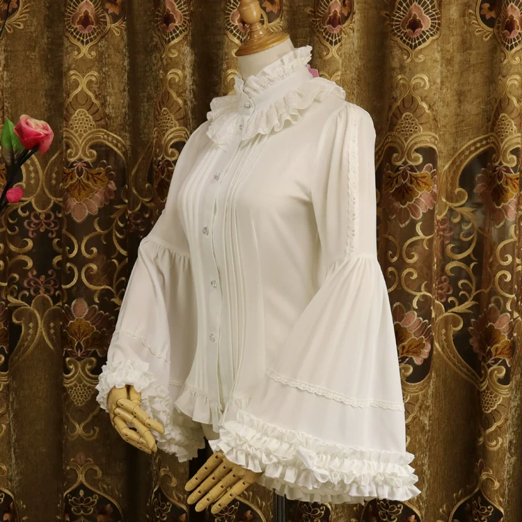 Ever-Changing Enchantress - Classic Lolita Blouse, Tightening Hime Sleeve - Image 27