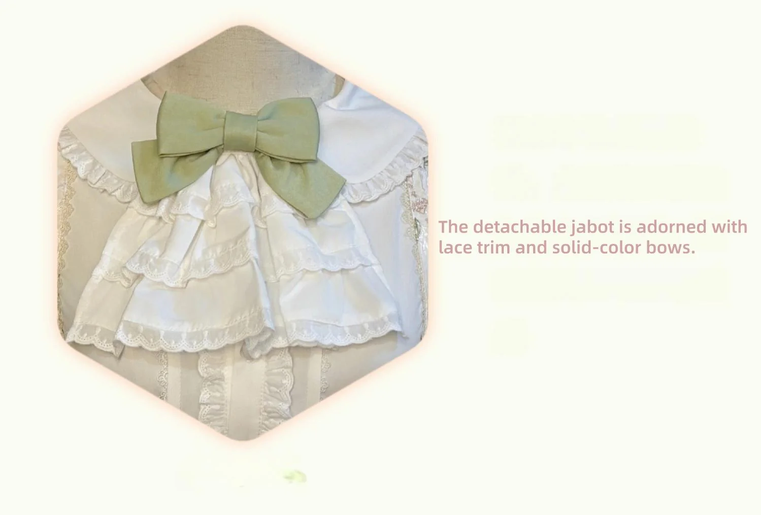 Hydrangea Tea Party - Classic Lolita Bust Supporting JSK, Mutton Sleeve Shirt - Image 8