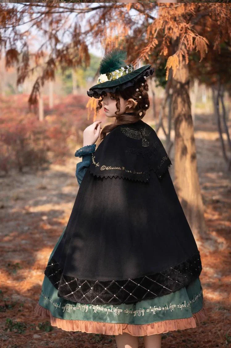 Twin Trees' Celestial Glow - Classic Lolita Bust-Supporting JSK, Plus Size - Image 10