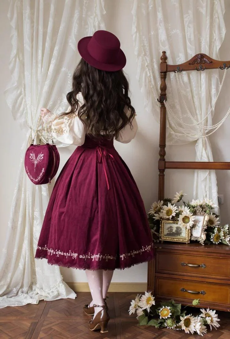 Twin Trees' Celestial Glow - Classic Lolita Bust-Supporting JSK, Plus Size - Image 17