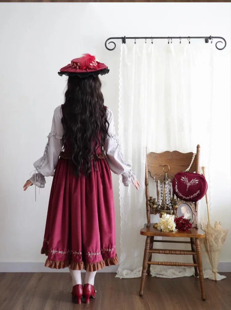 Twin Trees' Celestial Glow - Classic Lolita Bust-Supporting JSK, Plus Size - Image 19