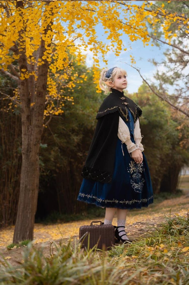 Twin Trees' Celestial Glow - Classic Lolita Bust-Supporting JSK, Plus Size - Image 34