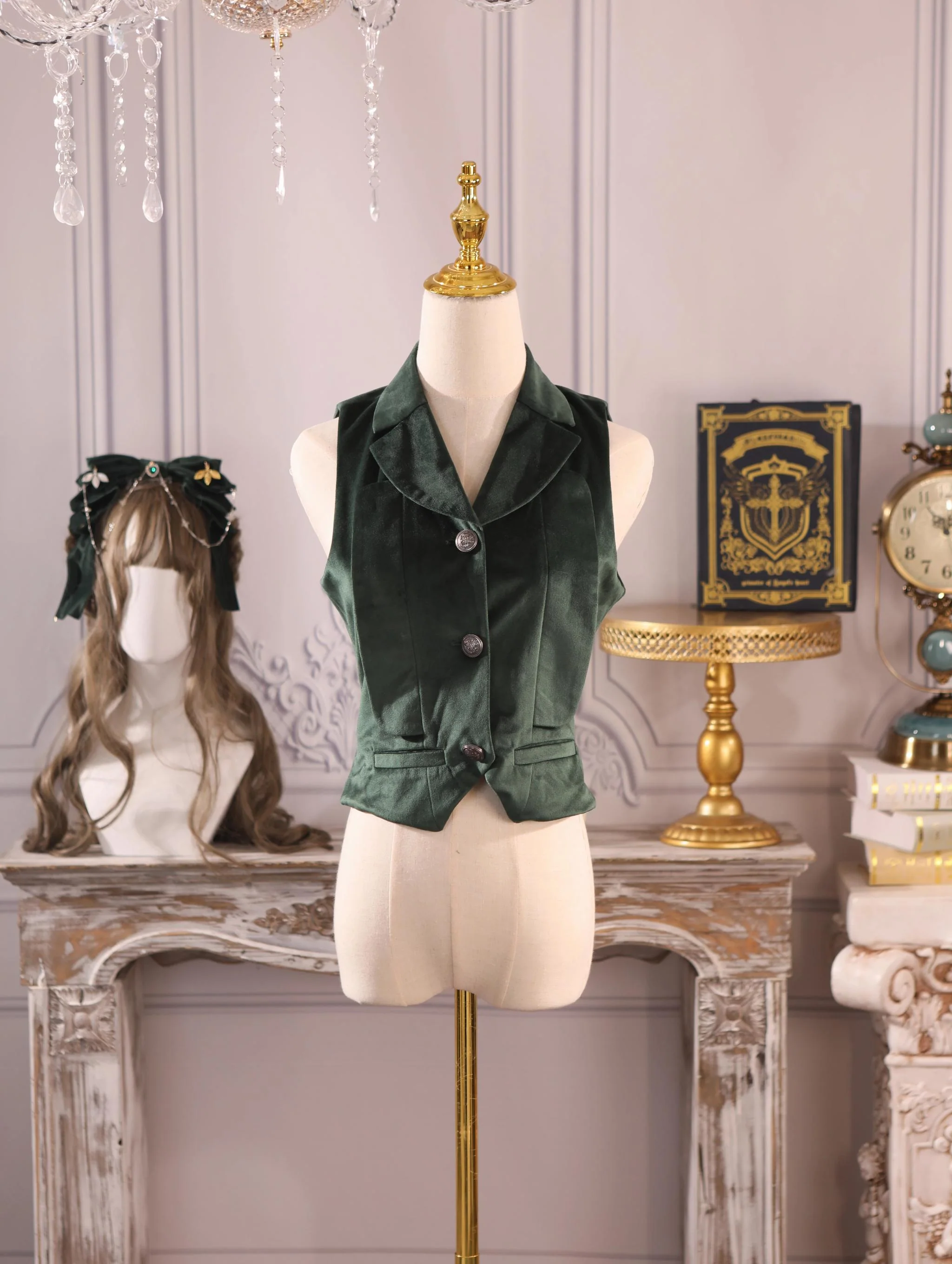 Twin Trees' Celestial Glow - Classic Lolita Bust-Supporting JSK, Plus Size - Image 46
