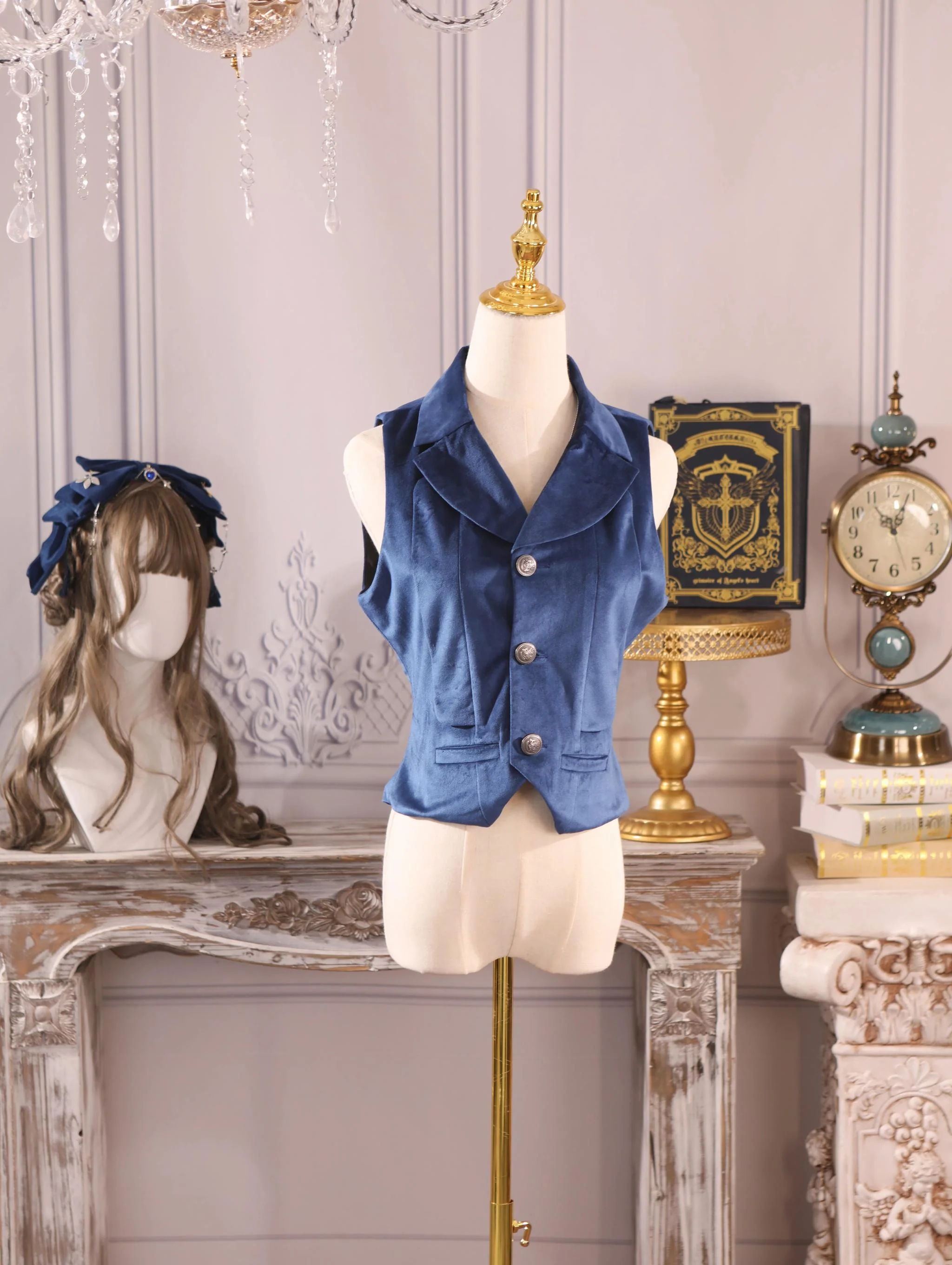Twin Trees' Celestial Glow - Classic Lolita Bust-Supporting JSK, Plus Size - Image 47