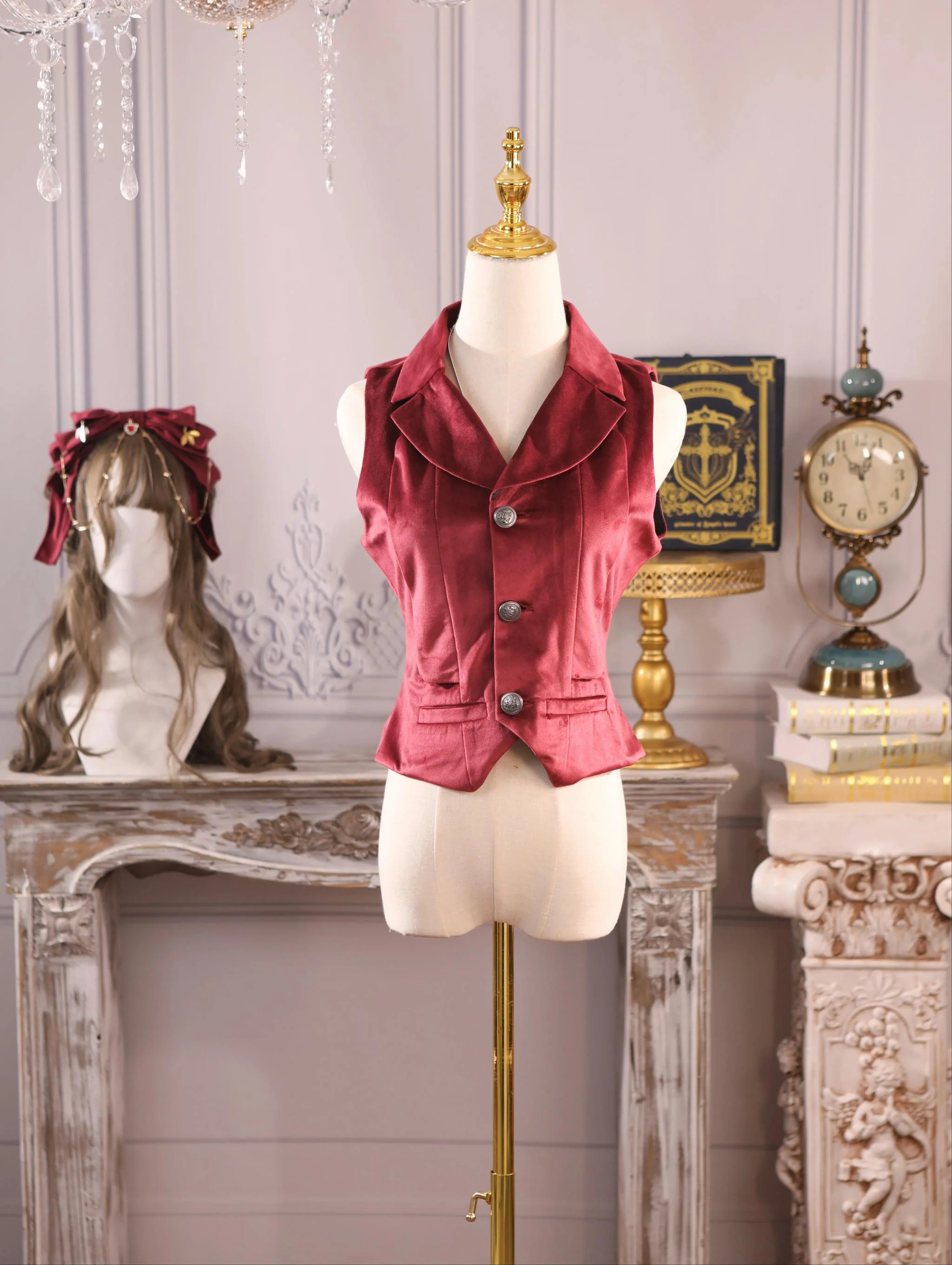 Twin Trees' Celestial Glow - Classic Lolita Bust-Supporting JSK, Plus Size - Image 48
