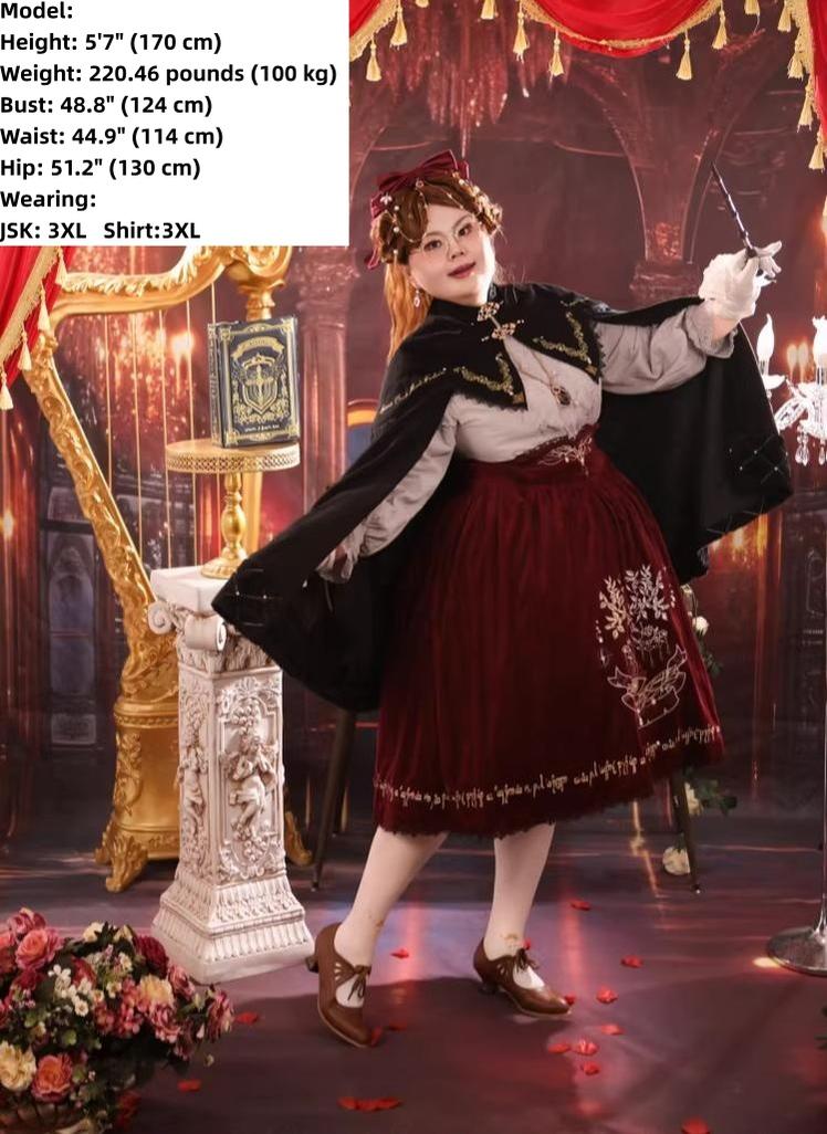 Twin Trees' Celestial Glow - Classic Lolita Bust-Supporting JSK, Plus Size - Image 6