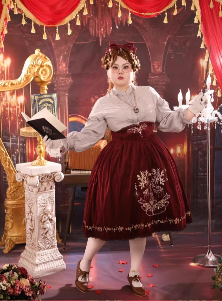 Twin Trees' Celestial Glow - Classic Lolita Bust-Supporting JSK, Plus Size - Image 7