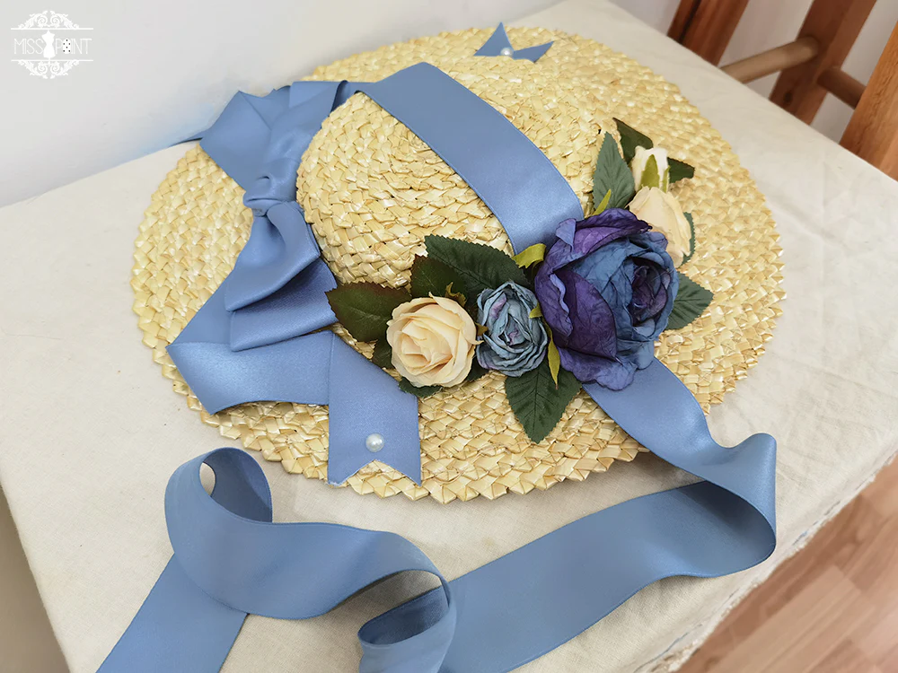 Lilyka Garden - Classic Lolita Headdress and Necklace Brooch Bow Trailing - Image 19