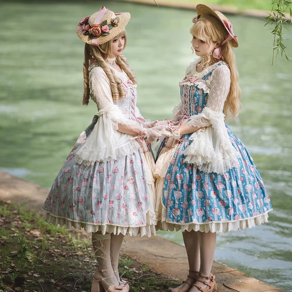 Lilyka Garden - Classic Lolita Headdress and Necklace Brooch Bow Trailing - Image 29