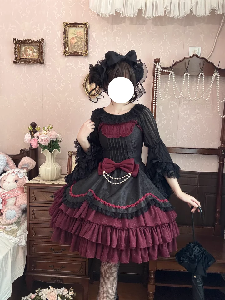 Pearl Box - Classic Lolita JSK, Bustle Back Hem - Image 10