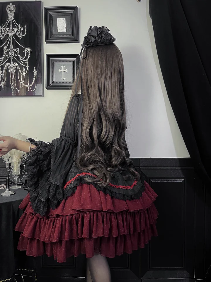 Pearl Box - Classic Lolita JSK, Bustle Back Hem - Image 16