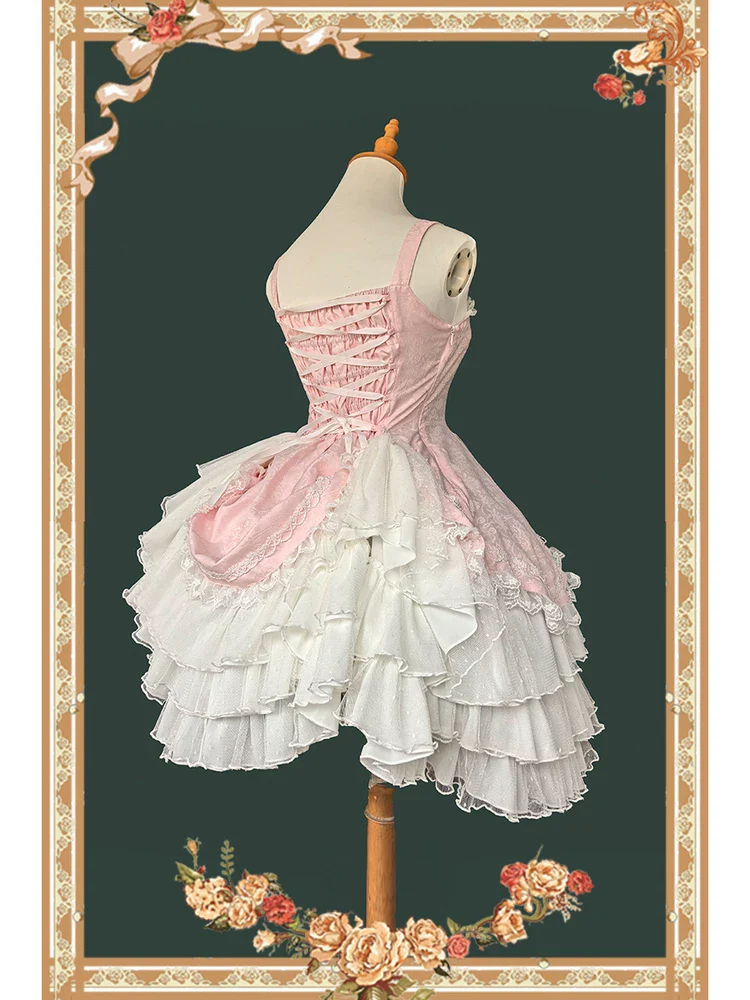 Pearl Box - Classic Lolita JSK, Bustle Back Hem - Image 2