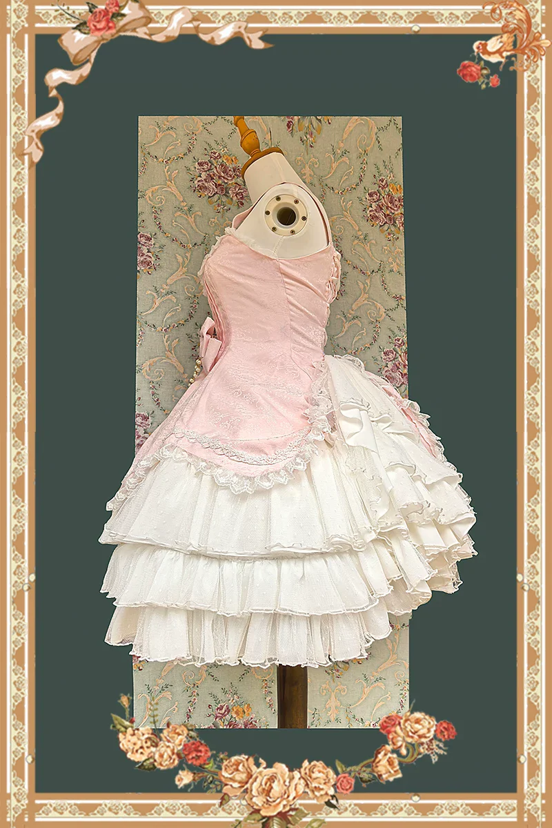 Pearl Box - Classic Lolita JSK, Bustle Back Hem - Image 23