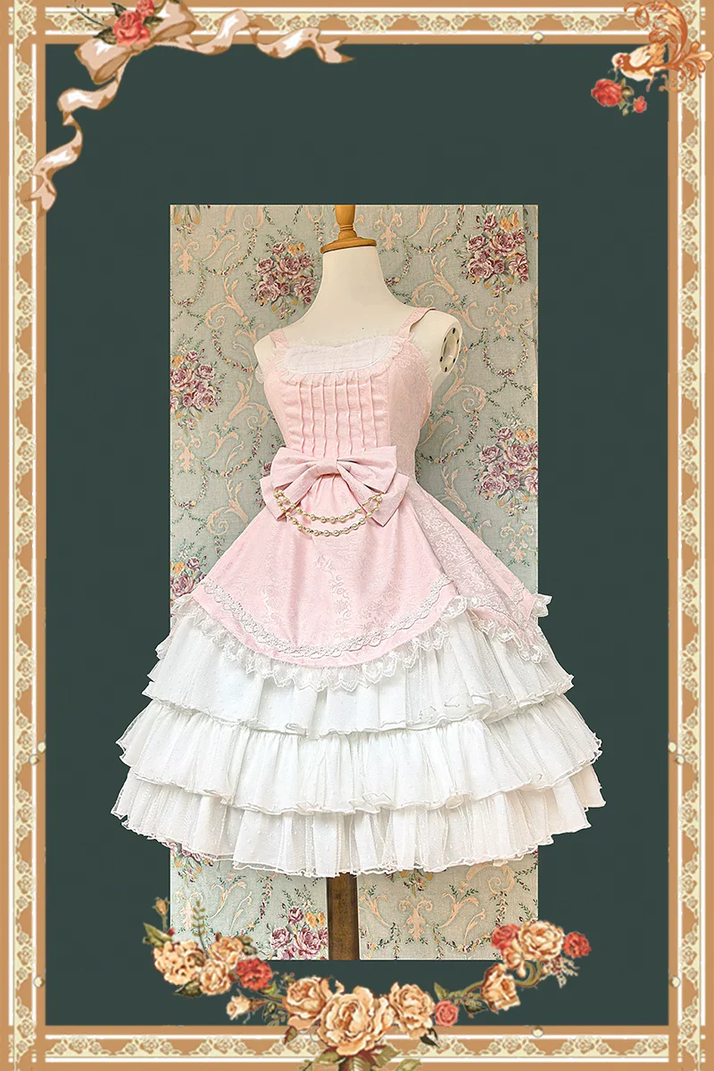 Pearl Box - Classic Lolita JSK, Bustle Back Hem - Image 3