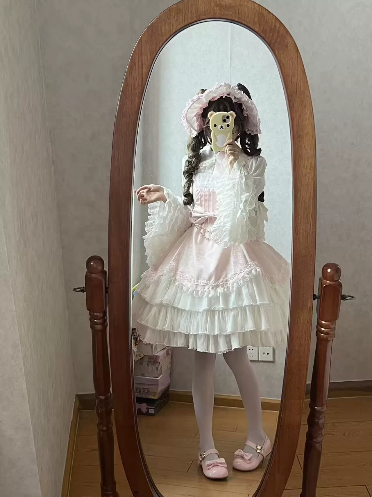 Pearl Box - Classic Lolita JSK, Bustle Back Hem - Image 4