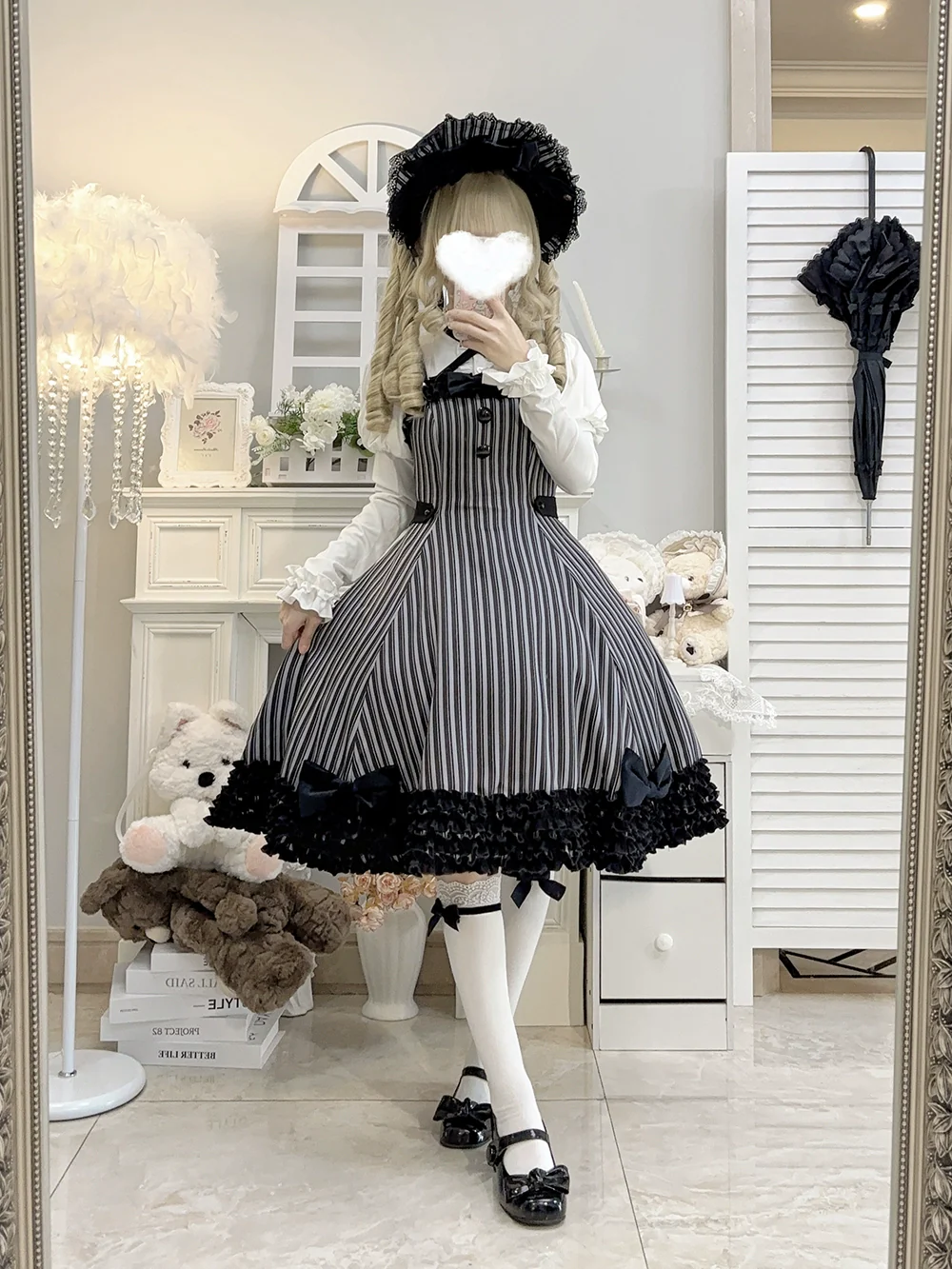 Classic Lolita JSK Customized Stripe Lolita Dress - Image 51